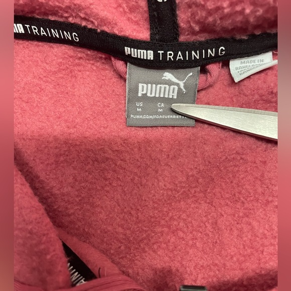 Puma 100% Cotton Full-Zip Women’s Training Hoodie *Great Condition*. Size M - Picture 3 of 7